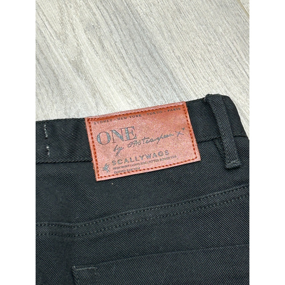One Teaspoon Women's Black Scallywags Frayed Hem Skinny Jeans Size 26 NWT - Picture 7 of 9